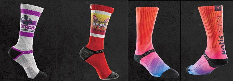 custom screen printed team socks - Seattle, Bellevue, Redmond