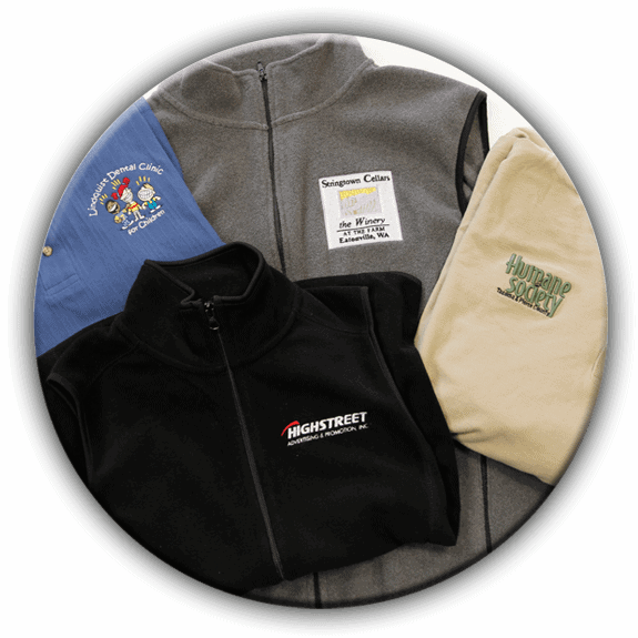 embroidery on polos and fleece vests - southwest Tennessee