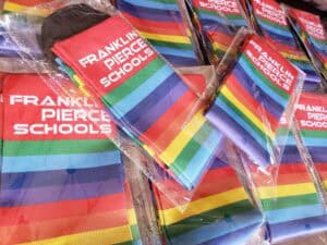 Custom rainbow colored socks | Tacoma