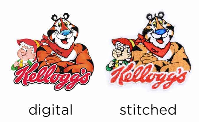 comparison of digital art to custom logo wear | Provo